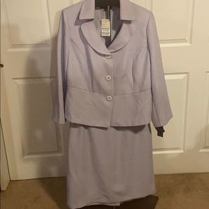 First Lady Lilac 2PC Skirt Suit 16W, NWT